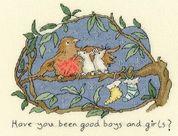 Have you been good? – Bothy Threads counted cross stitch kit.