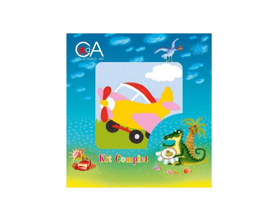 Childrens Tapestry Kit by Collection D’Art – Aeroplane
