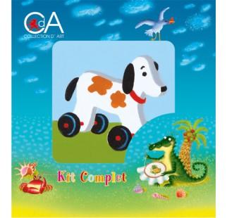 Childrens Tapestry Kit by Collection D’Art –  Toy Dog