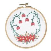 DMC Embroidery Kit – Bougainvillea Garden – Hoop Included