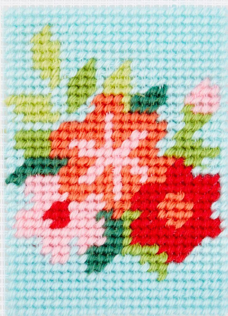 DMC I Can Stitch Children’s  Tapestry Kit – Flowers